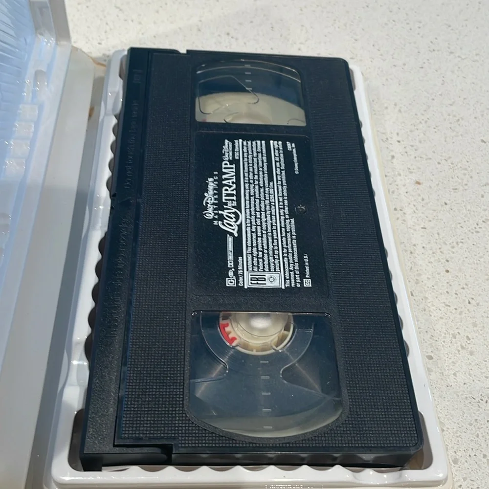 Lady and the Tramp VHS Tape